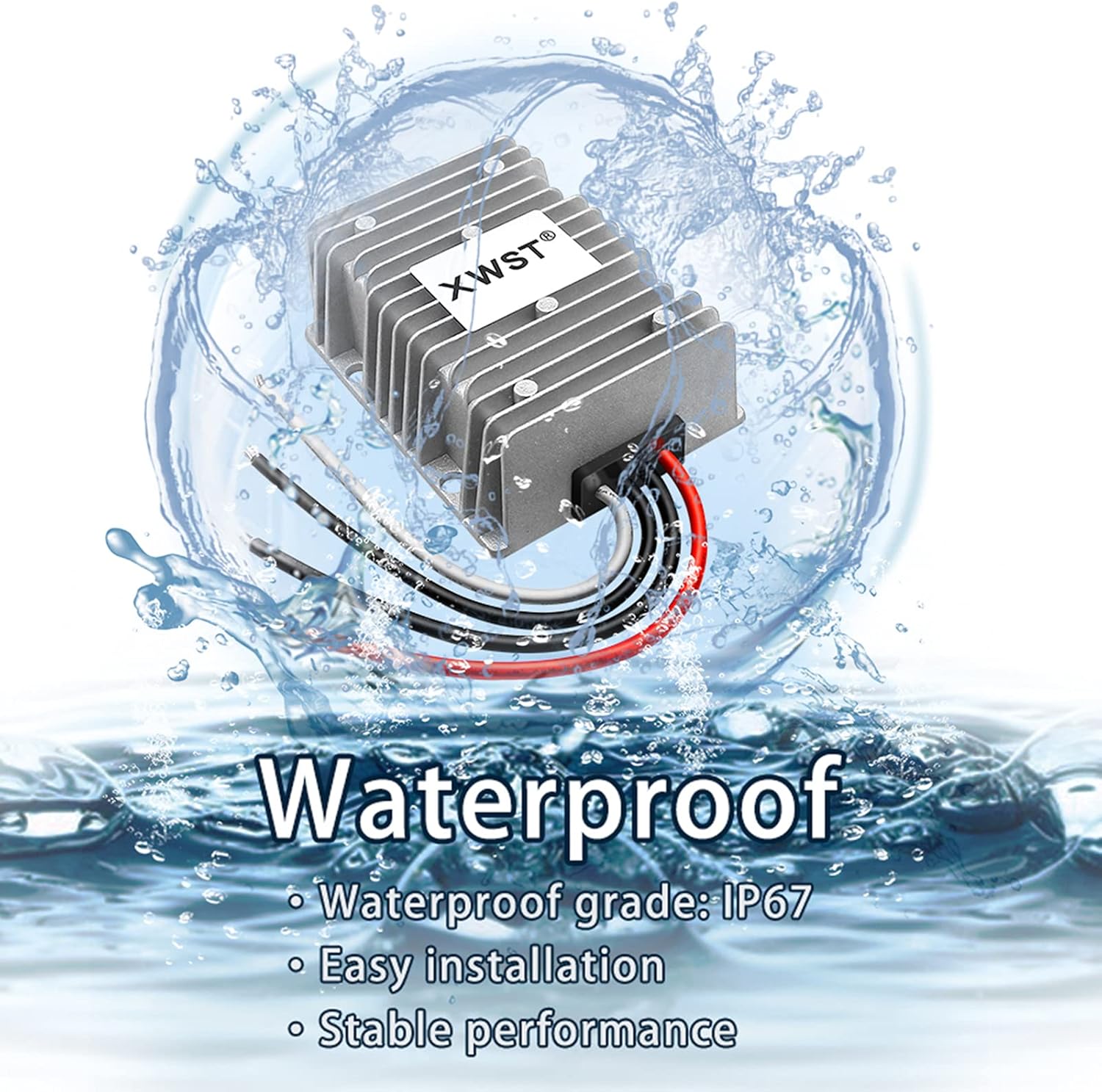 DC 12v 24V Step up to 36v Converter Regulator 15A 540W Power Supply Power Converter Waterproof Module Transformer Adapter for Motor Car Truck Vehicle Boat Solar System(12V24V to 36V 15A)